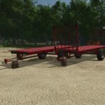 Old flatbed trailer2