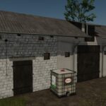 Outbuilding with garage2