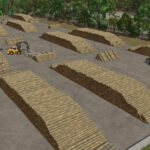 Sawmill Decoration Woodpiles