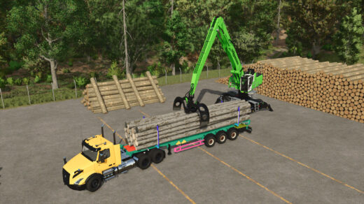 Schwarzmueller Timber Semitrailer WOP