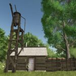 Wood chip and straw burner