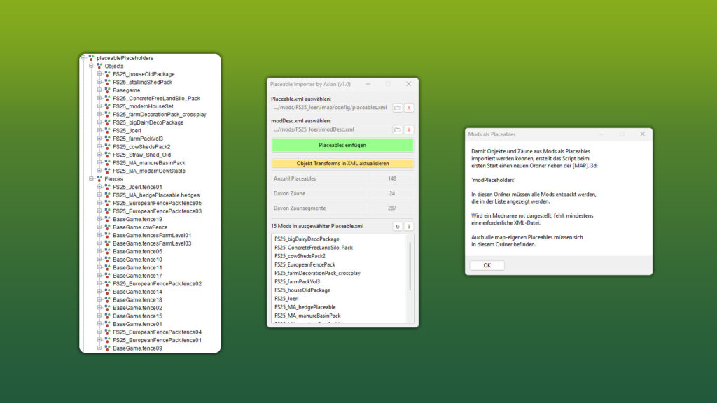 GE10 Script - Placeable Importer