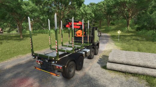 HKL Forestry platform with cran