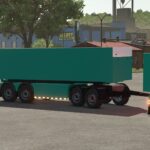Lundby Flyer truck trailer