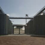 Modern grain silo