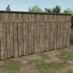 Old wooden garage