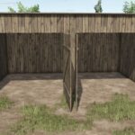 Old wooden garage2