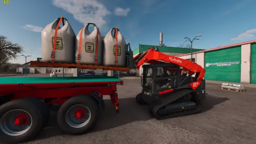 Pallet w Tension Belts & Long Pallet Forks V1.0