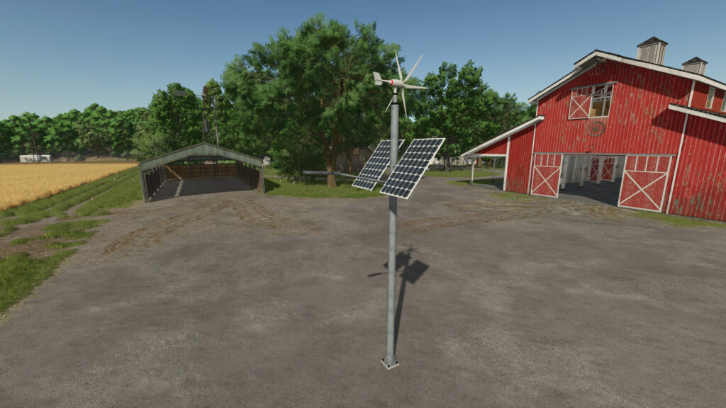 Small Wind Generator With Lamp
