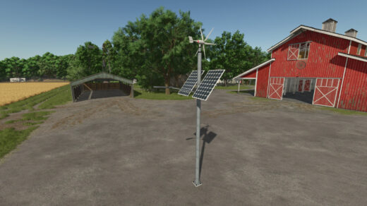 Small Wind Generator With Lamp