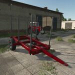 Small log transport trailer2