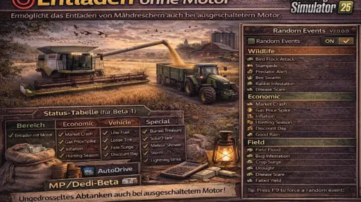 Unloading without a motor Beta