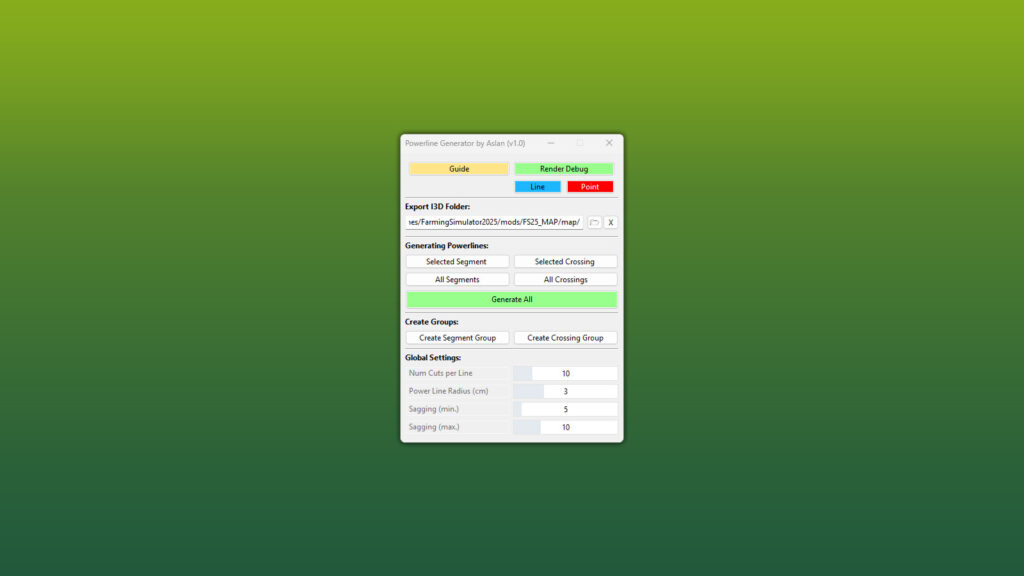 GE10 Script - Powerline Generator (Prefab*) V1.0