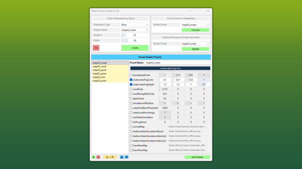 GE10 Script - WaterToolkit