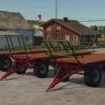 Homemade Bale Trailer