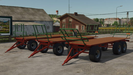 Homemade Bale Trailer