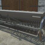 Horse-drawn seeder