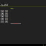 Menu Calculator