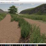 Oad and field path textures for map creation