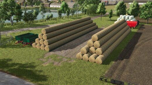 Straw Stack Bunker Silo