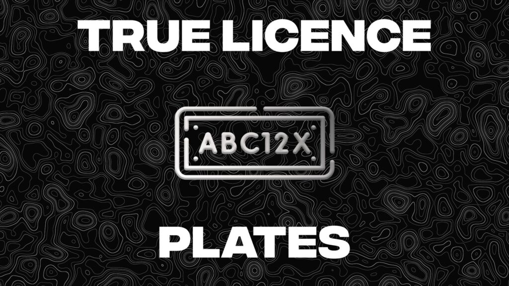 True Licence Plate