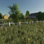 White Plaster Fence