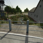 White Plaster Fence2