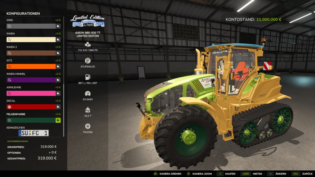 Axion 980 TT Limited Edition