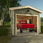 Classic One Car Garage4