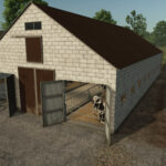 Cow Barn With Manure Plate4