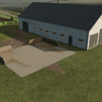 Cow Barn With Manure Plate6