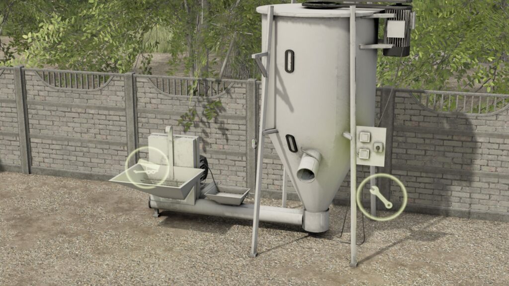 Cow feed mixer
