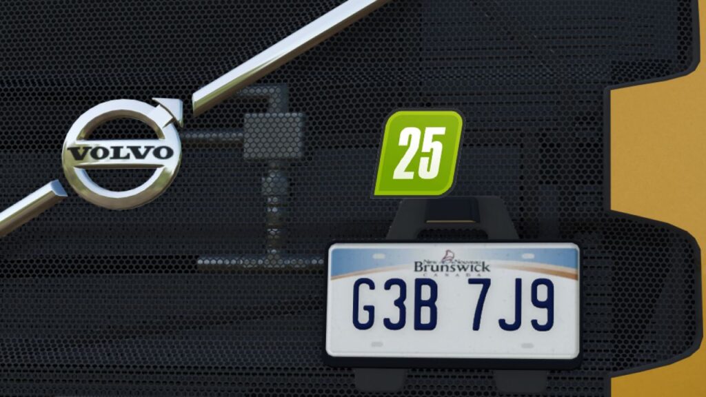 New Brunswick license plate