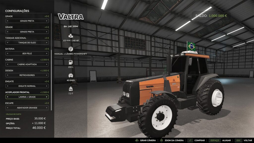 Valtra BH 140 / BH 180 V1.0