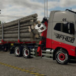 Volvo FH 16 Forestry Z-Crane Semi Pack5