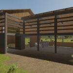 XXL Cow Barn With Bale Storage2
