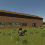 XXL Cow Barn With Bale Storage4