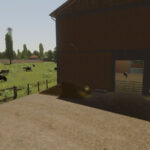 XXL Cow Barn With Bale Storage5