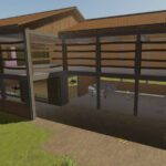 XXL Cow Barn With Bale Storage6