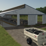 80x190ft Freestall Barn