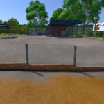 Brick Fence With Wire Mesh3