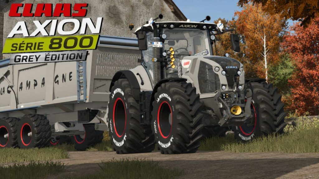 Claas Axion 870-800 Grey Edition