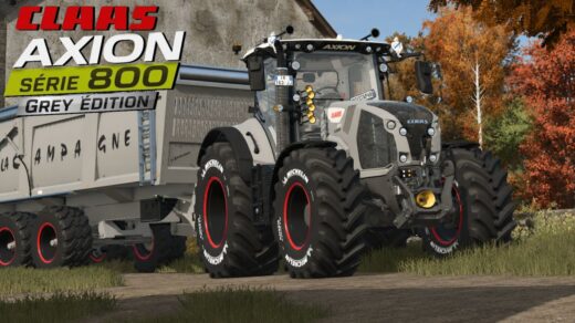 Claas Axion 870-800 Grey Edition
