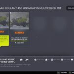 Claas Rollant 455 Uniwrap3