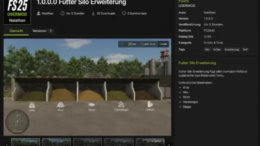 Forage Silo Extension v1.0