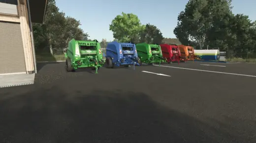 John Deere baler V452R in multicolor v1.0