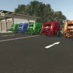 John Deere baler V452R in multicolor v1.03