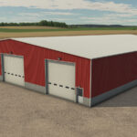 Large Metal Drive Thru Garage