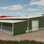 Large Metal Drive Thru Garage2