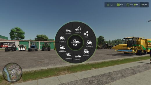 Machinery Pie Menu